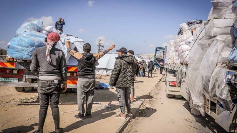 গাজায় ত্রাণ বিতরণ চুক্তির কাছাকাছি যুক্তরাষ্ট্র-ইস...