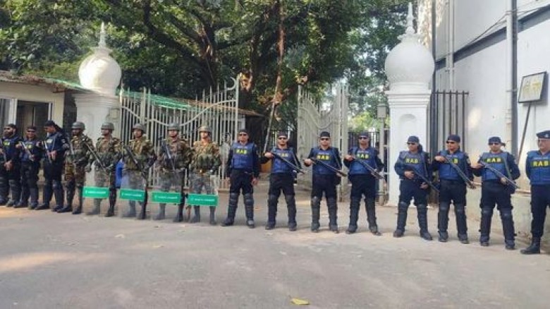 ট্রাইব্যুনালে কঠোর নিরাপত্তা, রাজধানীজুড়ে বিজিবি-...
