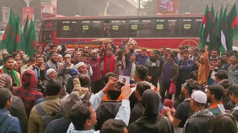 শাহবাগ থেকে শুরু হলো ইনকিলাব মঞ্চের ‘মার্চ ফর ইনসাফ’